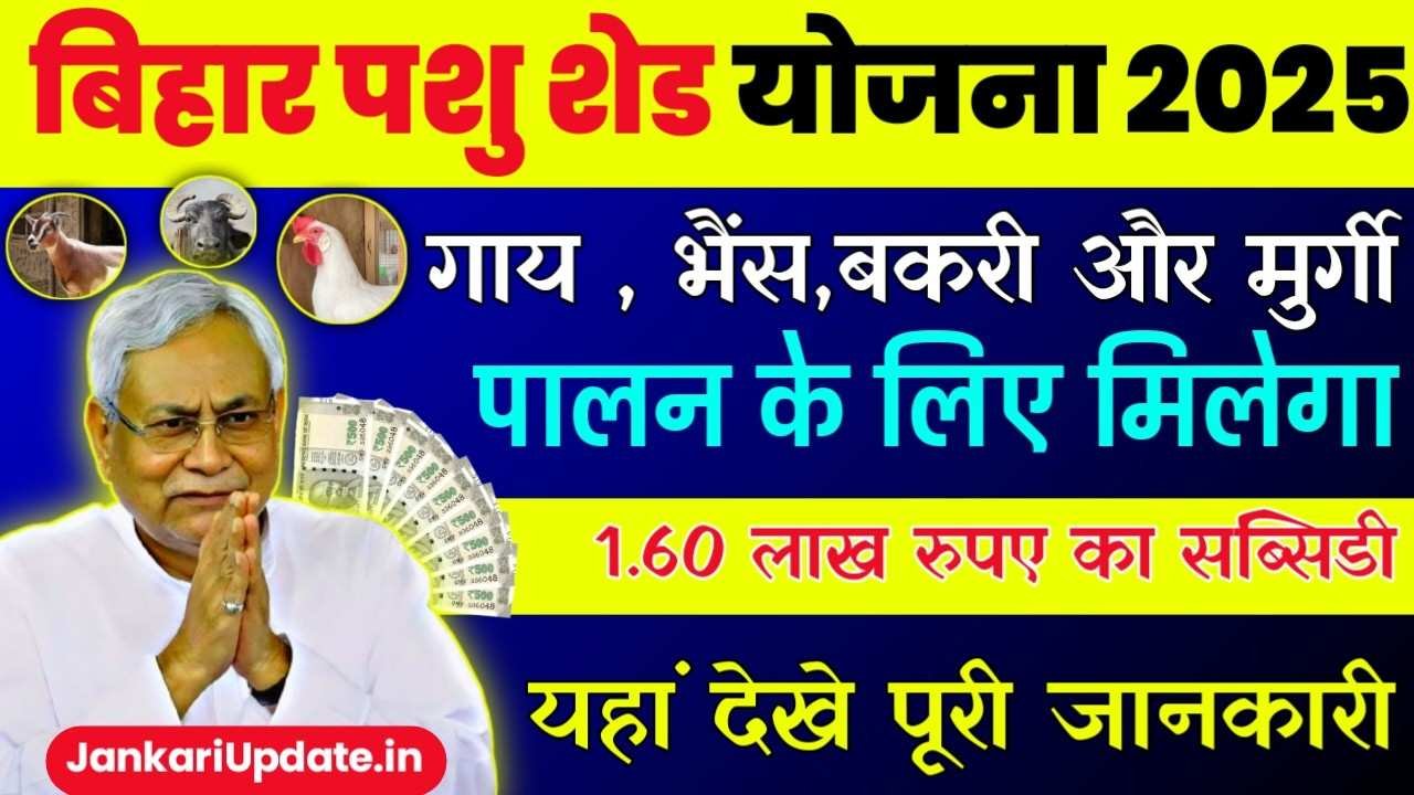 Bihar Pashu Shed Yojana 2025
