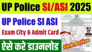 UP Police SI ASI Admit Card 2025