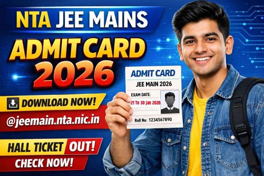 NTA JEE Mains Admit Card 2026