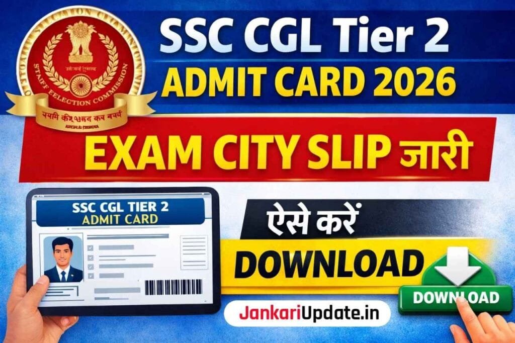SSC CGL Tier 2 Admit Card 2026 Download