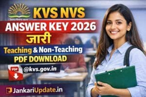 KVS NVS Answer Key 2026