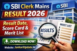 SBI Clerk Mains Result 2026