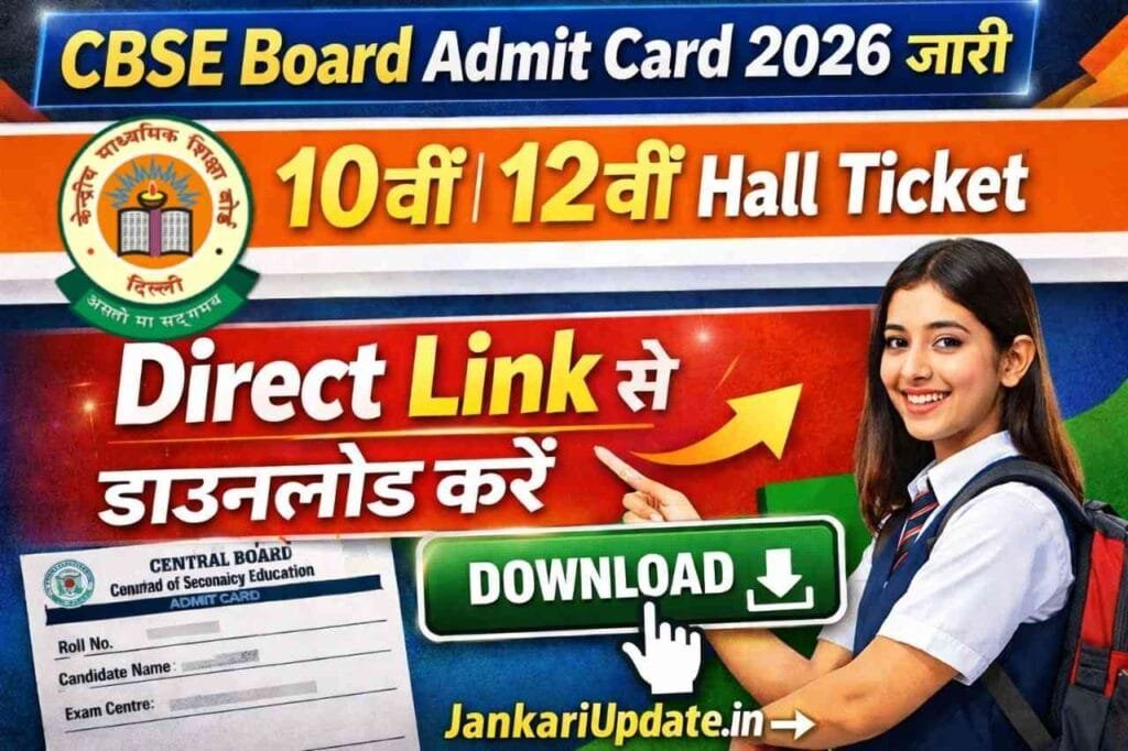 CBSE Board Admit Card 2026