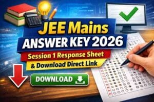 JEE Mains Answer Key 2026