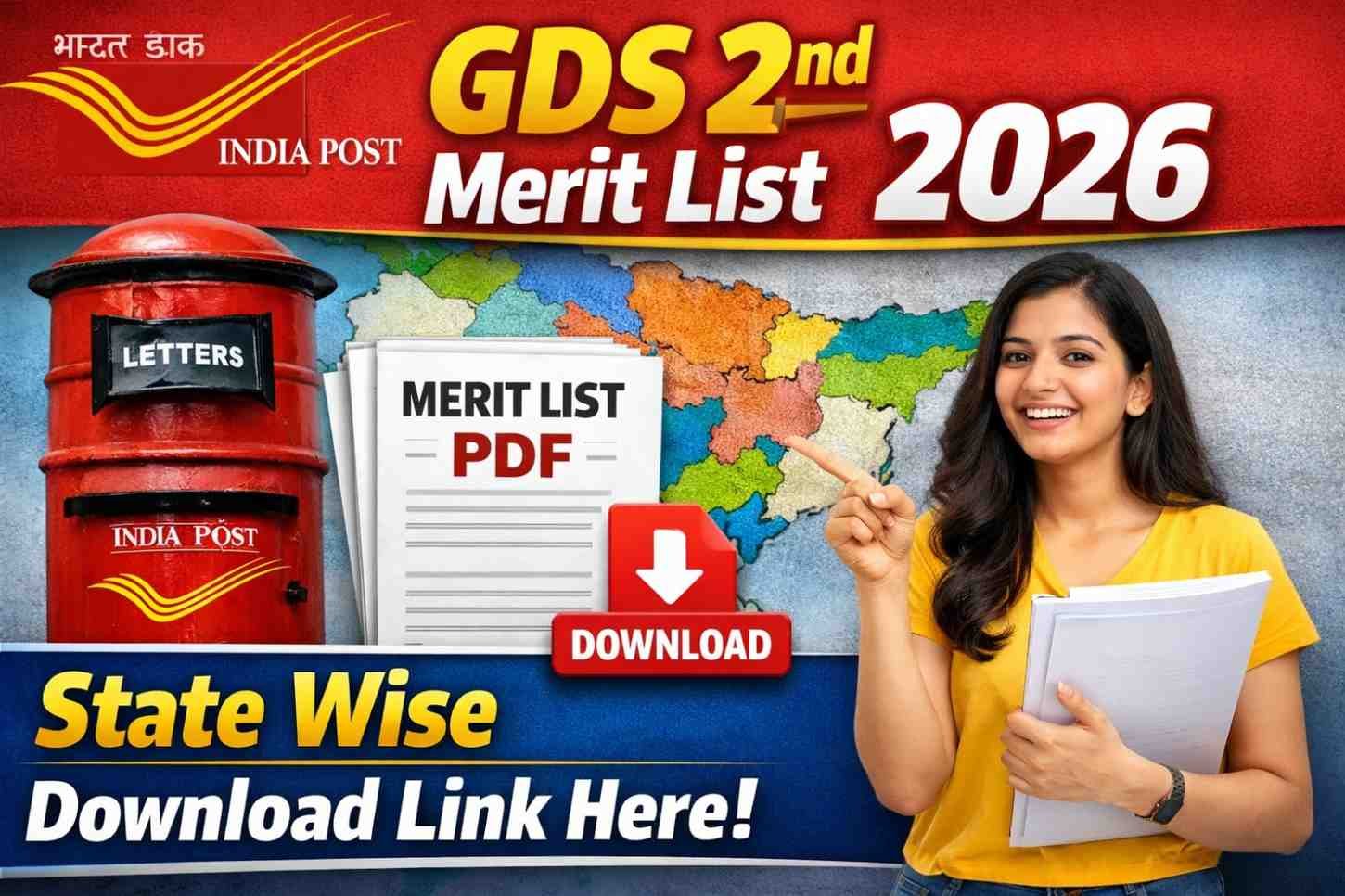 India Post GDS 2nd Merit List 2026