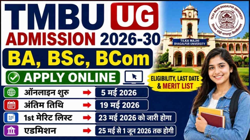 TMBU UG Admission 2026-30
