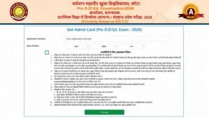 Rajasthan BSTC Admit Card 2026