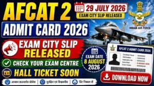 AFCAT 2 Admit Card 2026