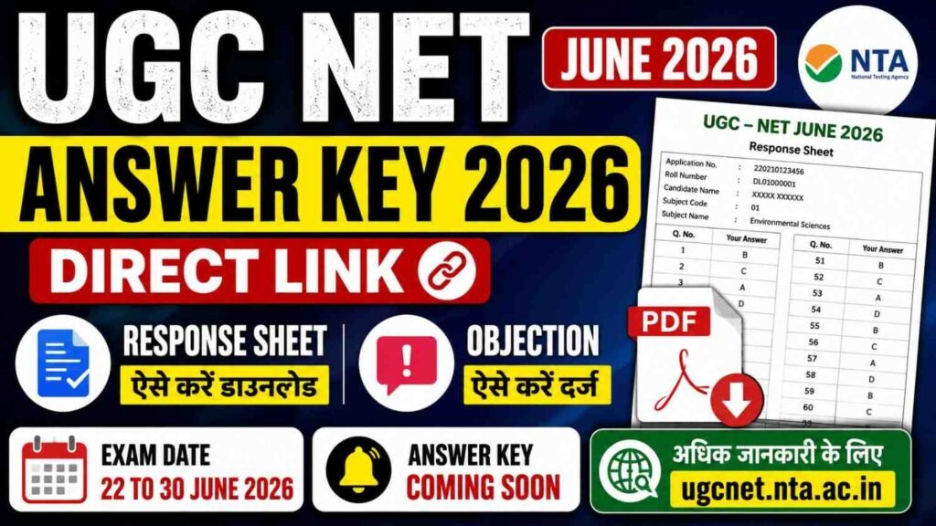 UGC NET June Answer Key 2026