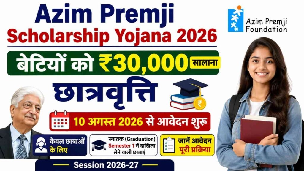 Azim Premji Scholarship Yojana 2026