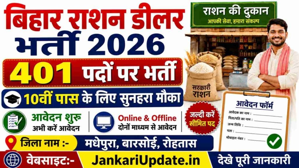 Bihar Ration Dealer Recruitment 2026