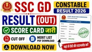 SSC GD Constable Result 2026