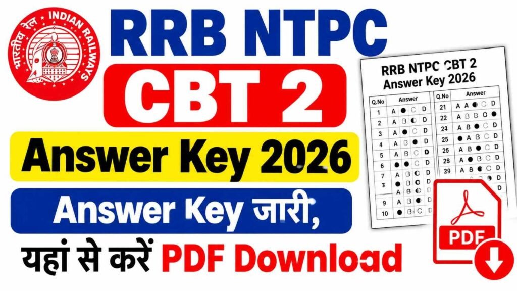 RRB NTPC CBT 2 Answer Key 2026