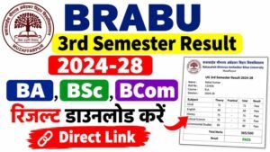 BRABU 3rd Semester Result 2024-28